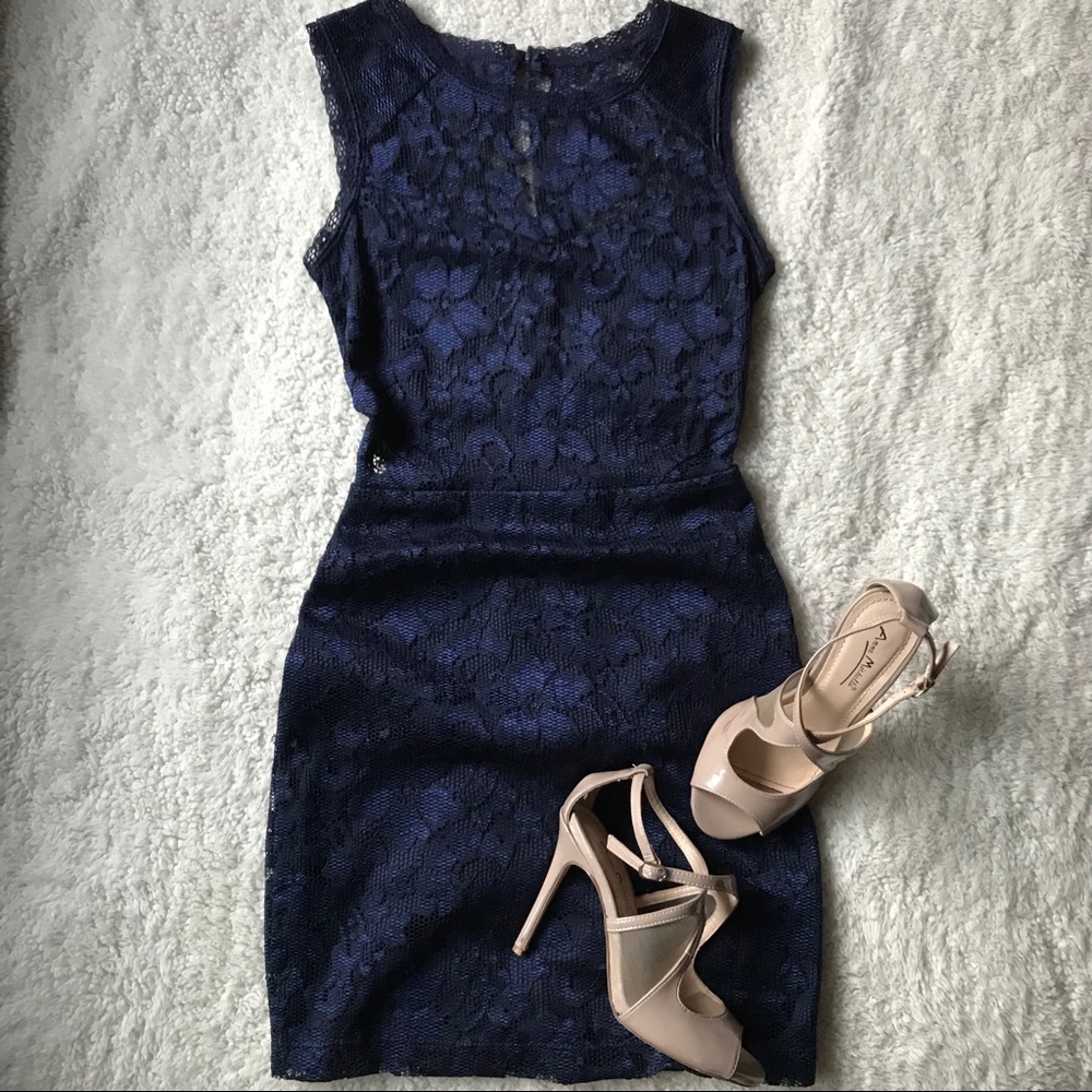 Dark navy blue dress